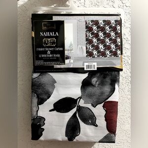 Printed shower curtains